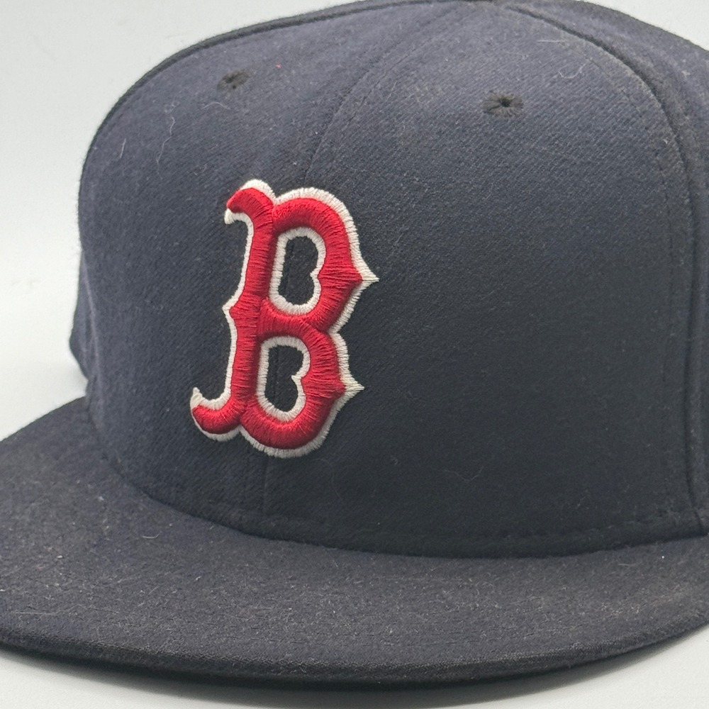 New Era 59FIFTY Boston Red Sox MLB Authentic Collection Fitted Hat 7 1/2 Navy